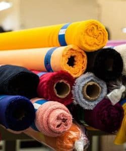 Cotton fabric off the loom